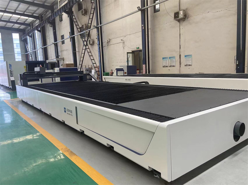 Steady steel plate open type fiber laser cutting machine